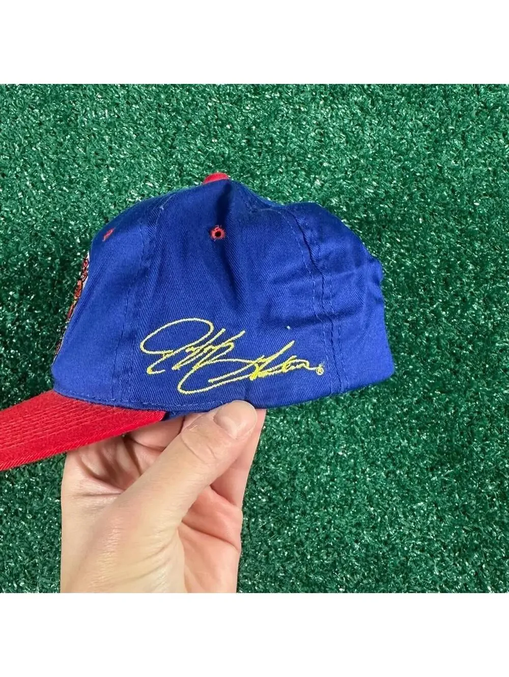 Retro 1990s-2000s? chase authentics Superman racing snapback hat cap grunge